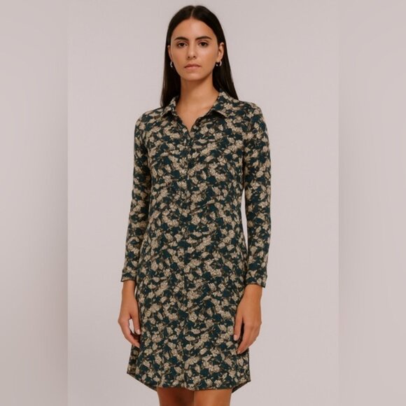 VERO MODA Floral Button-Front Women's Shirtdress Size XS - Picture 1 of 10